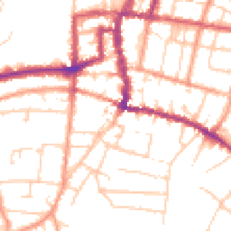 Daytime road noise heatmap for PO33 2SU