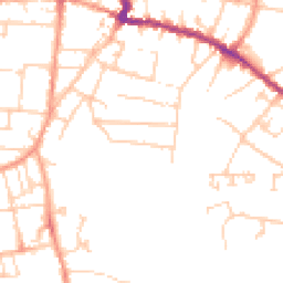 Daytime road noise heatmap for PO33 2TS