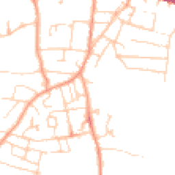 Daytime road noise heatmap for PO33 2UN