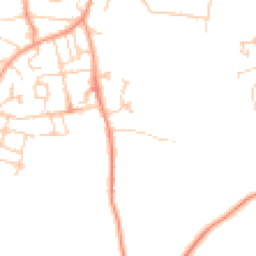 Daytime road noise heatmap for PO33 2UX