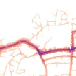 Daytime road noise heatmap for PO33 3AN
