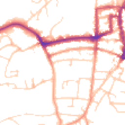 Daytime road noise heatmap for PO33 3BT