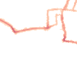 Night-time road noise heatmap for PO33 3BX