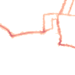 Night-time road noise heatmap for PO33 3BZ
