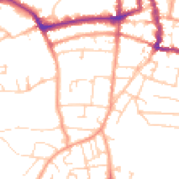 Daytime road noise heatmap for PO33 3DP