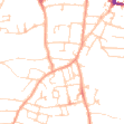 Daytime road noise heatmap for PO33 3DS