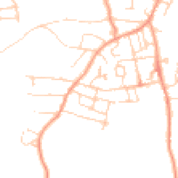 Daytime road noise heatmap for PO33 3EP