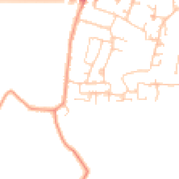 Daytime road noise heatmap for PO33 3SG