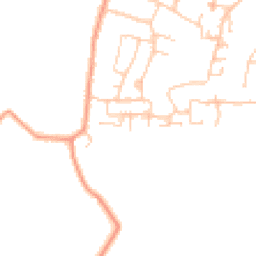 Daytime road noise heatmap for PO33 3SR
