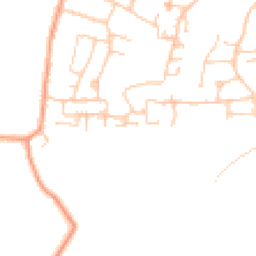Daytime road noise heatmap for PO33 3TW
