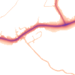Daytime road noise heatmap for PO33 4LH