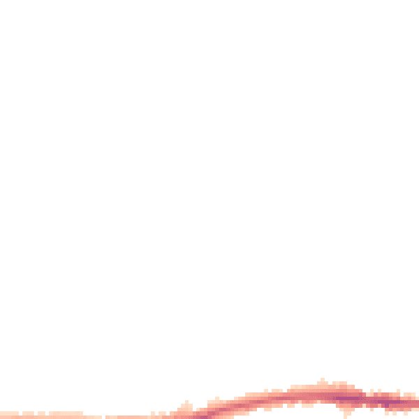 Night-time road noise heatmap for PO33 4NJ