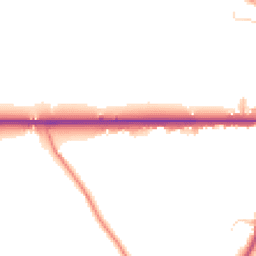 Daytime road noise heatmap for PO33 4NR