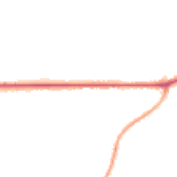Night-time road noise heatmap for PO33 4NT