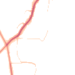 Daytime road noise heatmap for PO33 4RP