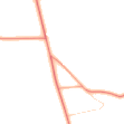 Daytime road noise heatmap for PO33 4SB