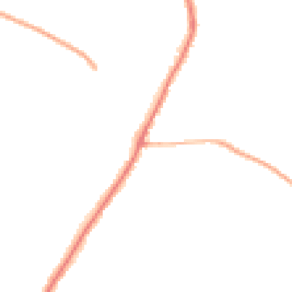 Night-time road noise heatmap for PO36 0AA