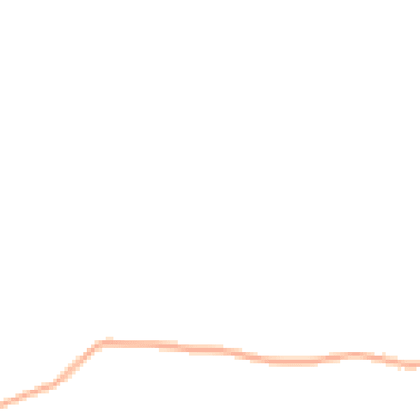 Night-time road noise heatmap for PO36 0BB