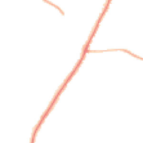 Night-time road noise heatmap for PO36 0BH