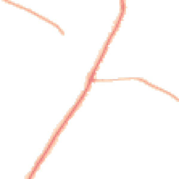 Night-time road noise heatmap for PO36 0BN