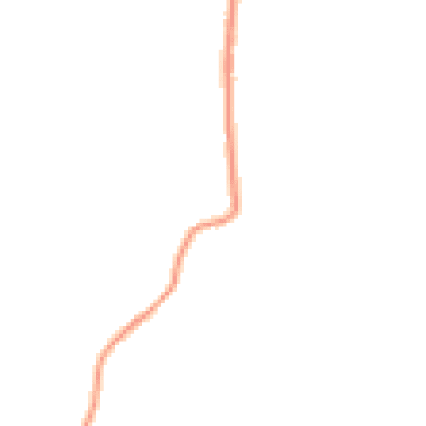 Daytime road noise heatmap for PO36 0BQ