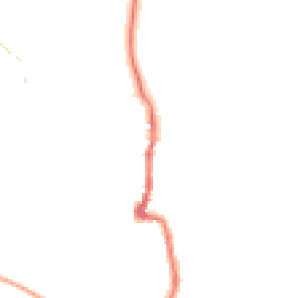 Night-time road noise heatmap for PO36 0DJ