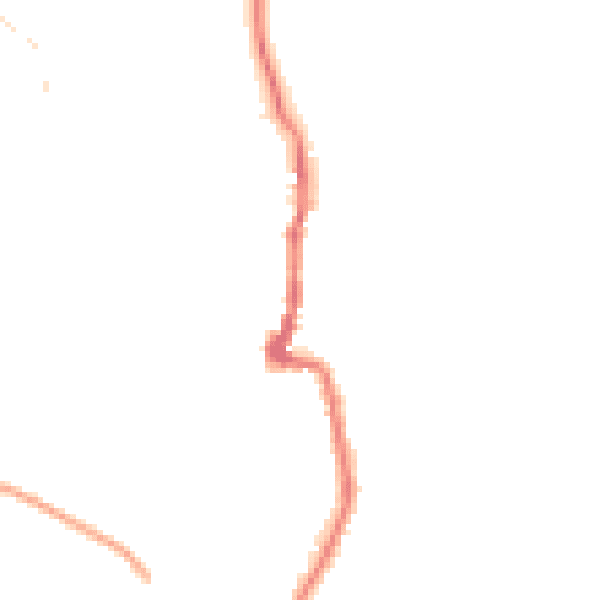 Night-time road noise heatmap for PO36 0DQ