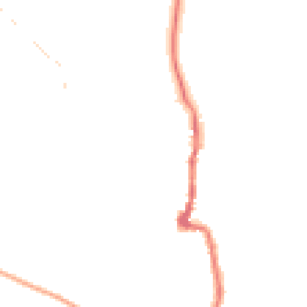 Night-time road noise heatmap for PO36 0HZ