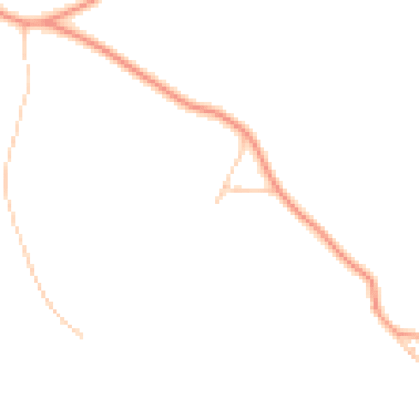 Daytime road noise heatmap for PO36 0JG
