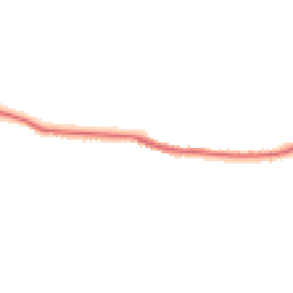 Night-time road noise heatmap for PO36 0JS