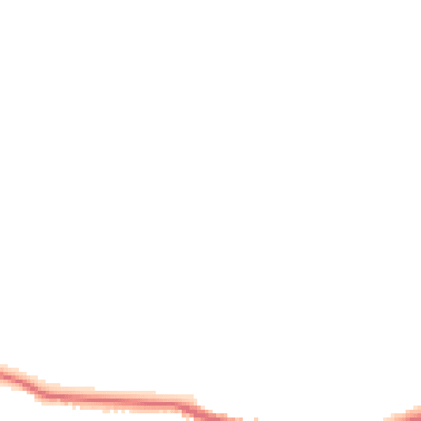 Night-time road noise heatmap for PO36 0LW