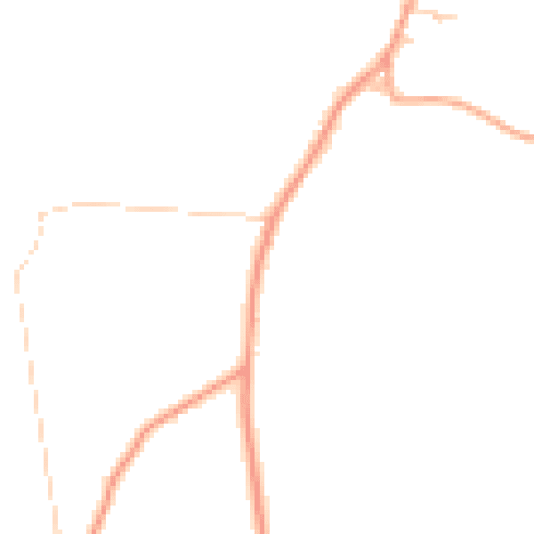 Daytime road noise heatmap for PO36 0LZ