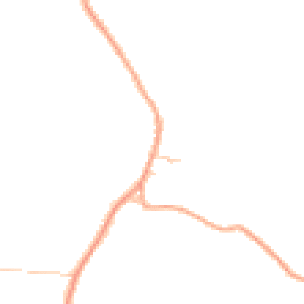 Daytime road noise heatmap for PO36 0NJ