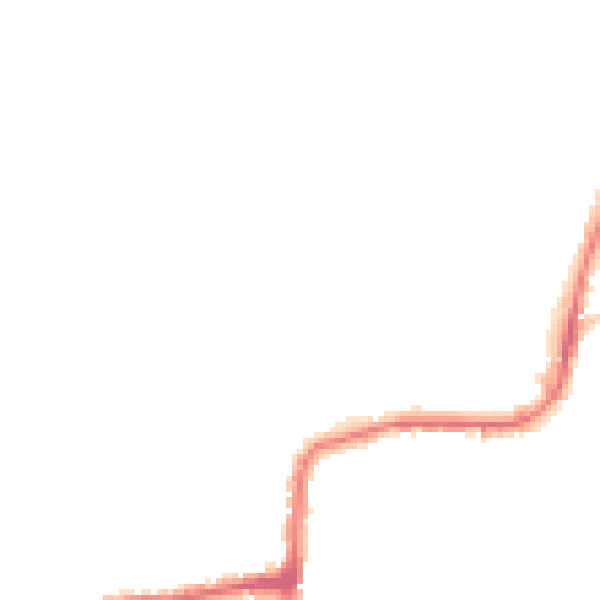 Night-time road noise heatmap for PO36 9HH