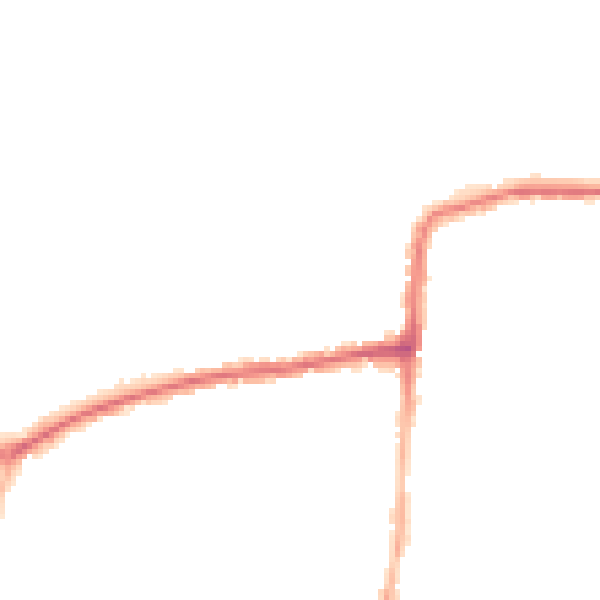 Night-time road noise heatmap for PO36 9HU