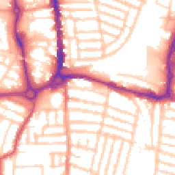 Daytime road noise heatmap for PO4 0AA