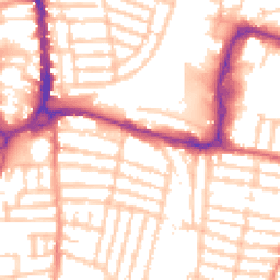 Daytime road noise heatmap for PO4 0AL