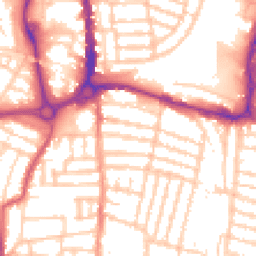 Daytime road noise heatmap for PO4 0AY