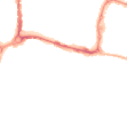 Night-time road noise heatmap for PO4 0AZ