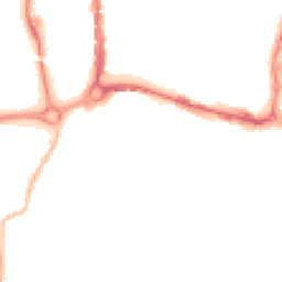 Night-time road noise heatmap for PO4 0BA