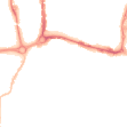 Night-time road noise heatmap for PO4 0BB