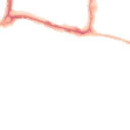 Night-time road noise heatmap for PO4 0BN