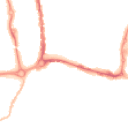 Night-time road noise heatmap for PO4 0BS