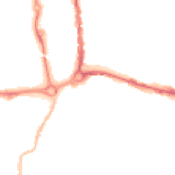 Night-time road noise heatmap for PO4 0BZ