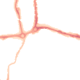 Night-time road noise heatmap for PO4 0DA