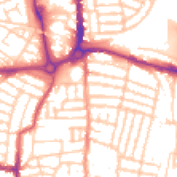 Daytime road noise heatmap for PO4 0DB