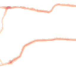 Night-time road noise heatmap for PO4 0DD