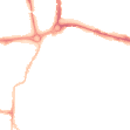 Night-time road noise heatmap for PO4 0DF