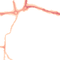 Night-time road noise heatmap for PO4 0DS