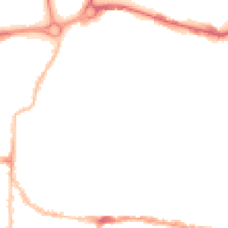 Night-time road noise heatmap for PO4 0DY